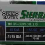SIERRA BULLETS .45 CAL .4515 - 185GR JHP 100CT