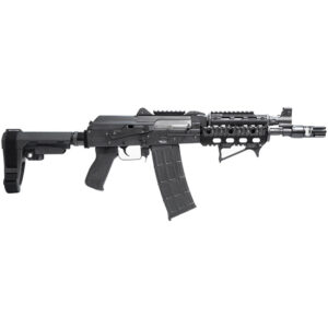 ZASTAVA USA ZPAP85 PSTL 5.56 W/ NIGHT BRAKE, QUAD RAIL, SBA3 BRACE 1-30RD MAGAZINE